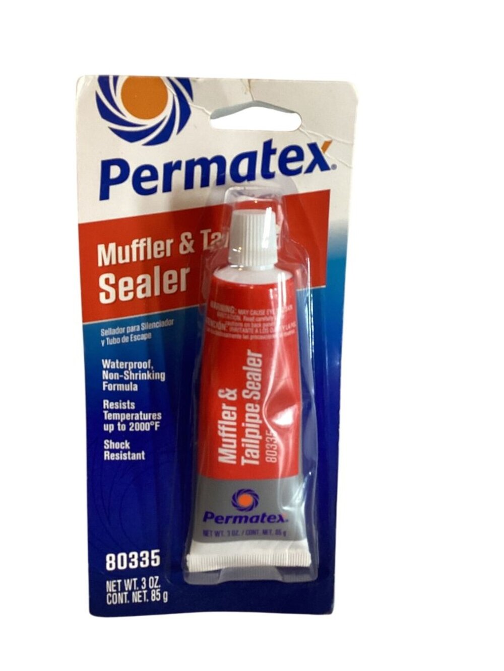 1 Pack Permatex Muffler and Tailpipe Sealer Set MTK-1 High-Temp Resists 3oz @New